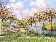 Die Seine bei Bougival, Alfred Sisley